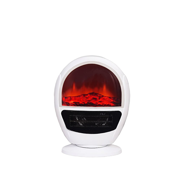 Portable Mini Electric Fan Heater with Simulated Flame | Shop Today ...