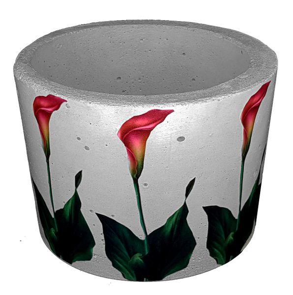 Perfectly Potty - Artisan Cement Pot - Lilly - Medium