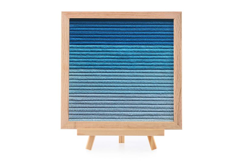 Stallion Premium Blue Ombré Felt Letter Board image