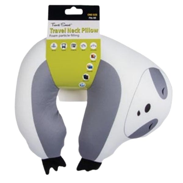 Travel Smart - Travel Neck Pillow (Kiddies) - White / Grey