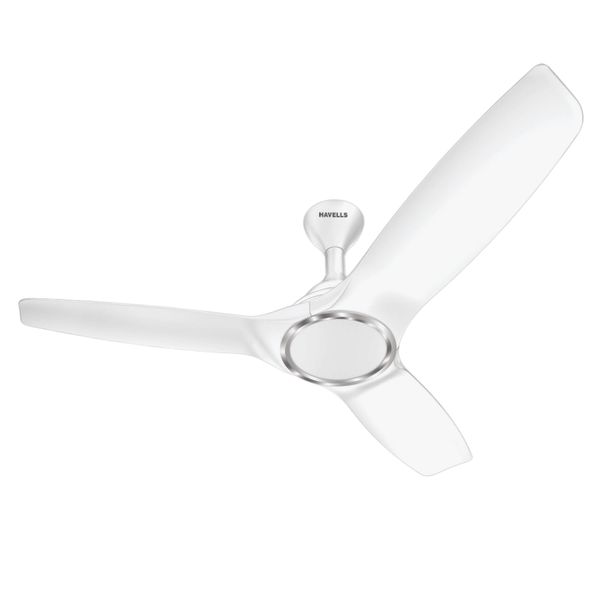 Havells Pearl White Ceiling Fan with Stealth Underlight - 1250mm Sweeps