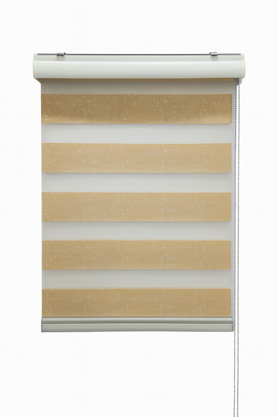 Voil Centre - Roll Up Zebra Marble Blinds - Beige - 100cm(W)x180cm(L)