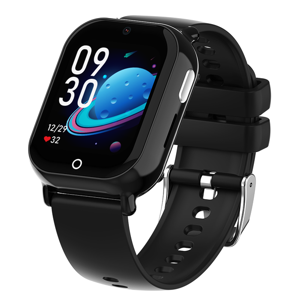 M05 1.78" Smart Watch for Kid-WiFi Voice Video Chat/Magnetic charging-Black