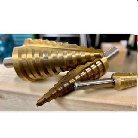 High speed discount step drill bits