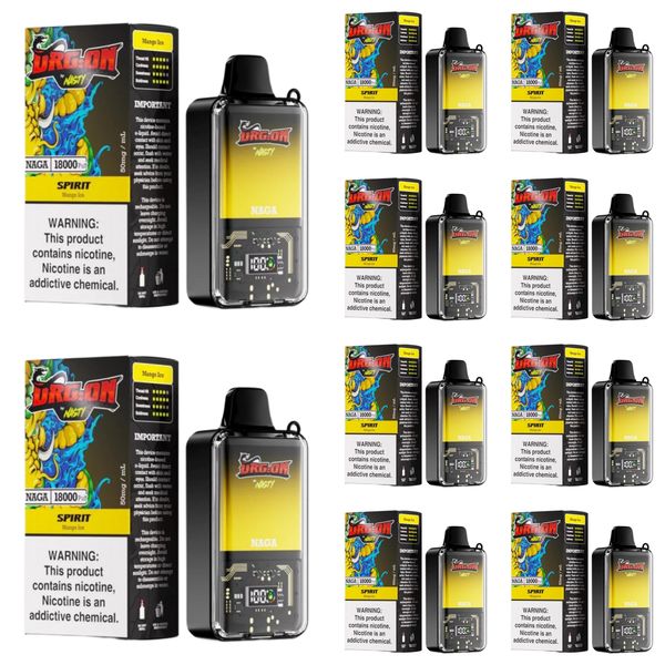 Nasty Dragon 18000 Puffs Disposable Vape - Mango Ice (Box of 10)