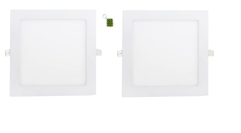 AB-Z900-2 Set of 2 Concealed Panel Ceiling Light 18W Square + Key Chain