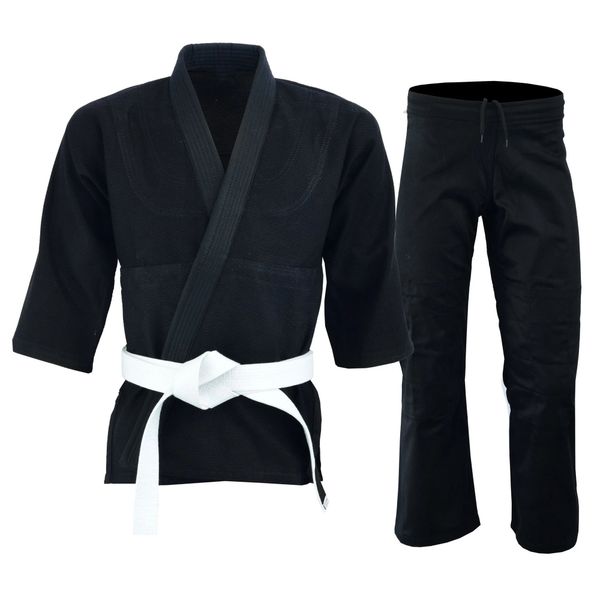 Brazilian Jiu Jitsu Gi Training Uniforms with Belt Adult Uniform Preshrunk