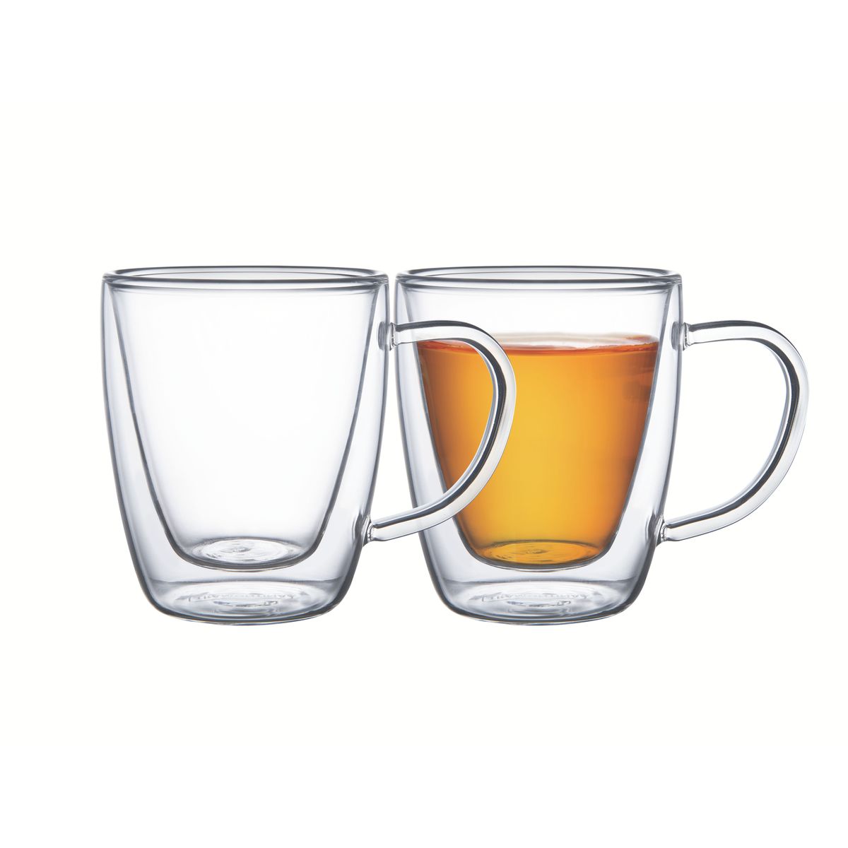 Tramontina Double-wall Glass Coffee/Tea Cup with Handles | Buy Online ...