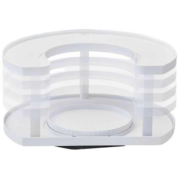 Organizer Cans ,Bottle, Spices Rack D-Shape Dual Layer