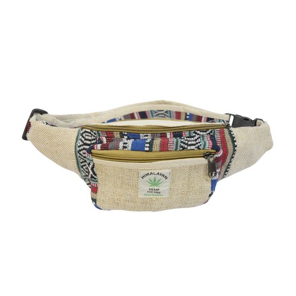 SKA Hemp Ghari Moonbag - Blue &amp; Red