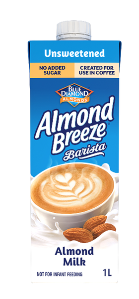 Almond Breeze Almond Milk Barista Blend - 6 x 1L