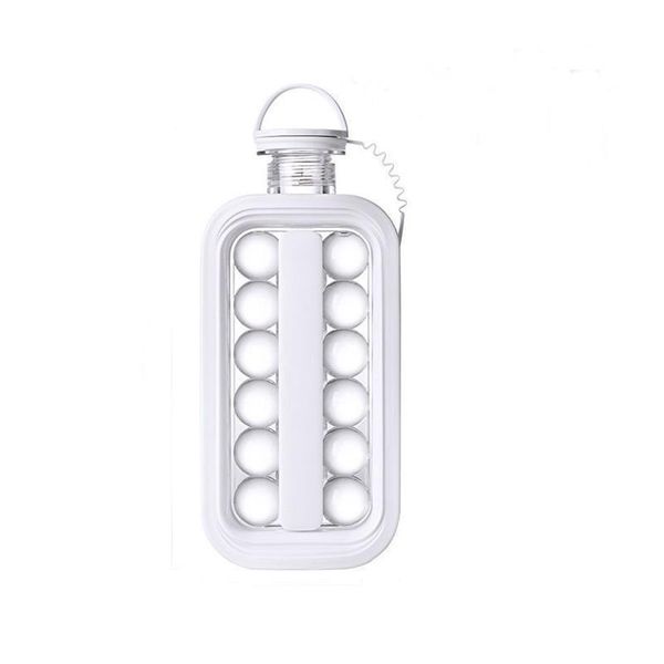Ice Cube Trays 2 in 1 Portable Ice Ball Maker Kettle With 17 Grids