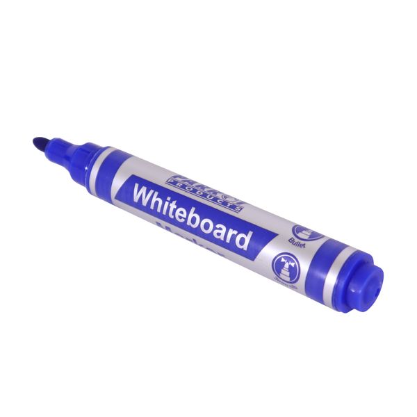 Whiteboard Markers (10 Markers - Bullet Tip - Blue) Pack of 2