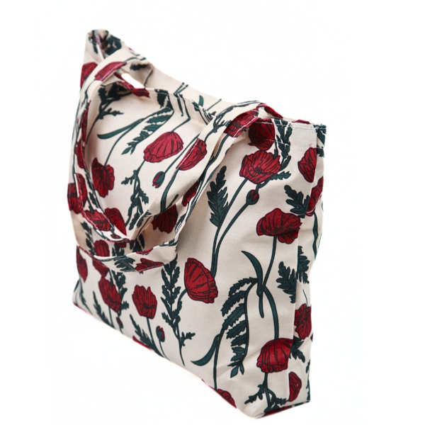 Red Crimson Rose Elegance Tote