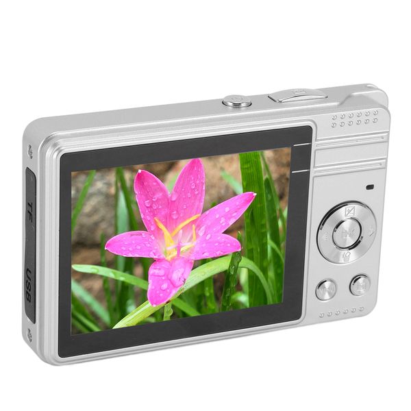 50MP Digital Camera, 1080P, 2.8" TFT, 16X Zoom, AF, For Travel, Silver