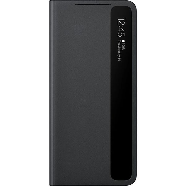 Samsung Smart Clear View Case For Galaxy S21 ULTRA - Black