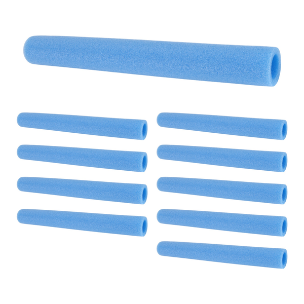 10Pcs Trampoline Poles Cover Padding Foam Tubing Blue