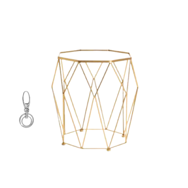 Metal Side Table - Key Holder