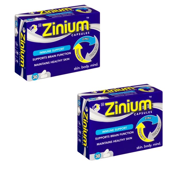 Zinium Capsules - 30's Pack of 2