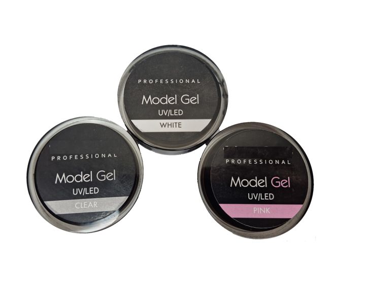 3 Piece UV Builder Gel Mould Gel Set