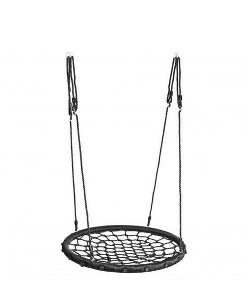 Spider Web Tree Swing Net Disc Childrens Swing 100cm - Black