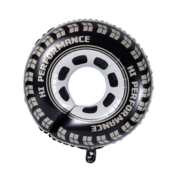 Race Car Wheel Foil Balloon