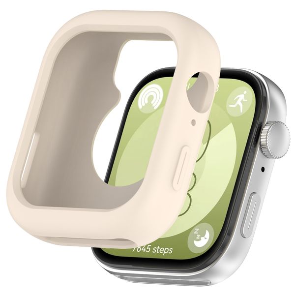 Silicone Protective Case Compatible with Huawei Watch Fit 3 - Beige
