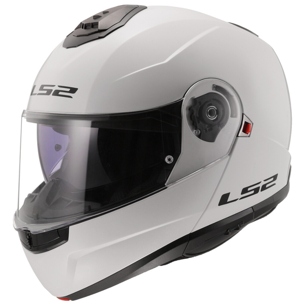 LS2 FF8O8 Strobe II Gloss White Modular Helmet
