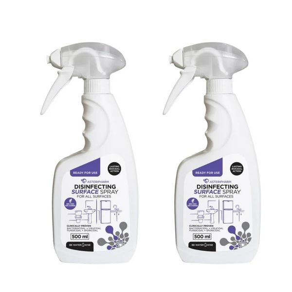 Asteripharm Surface Disinfectant 500ml Pack of 2