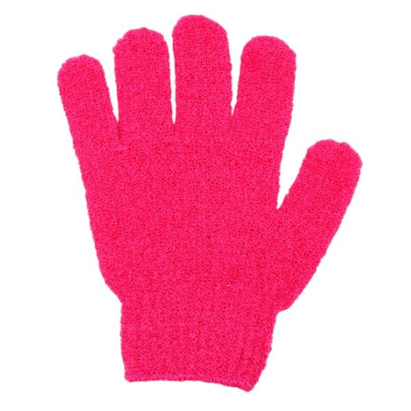 Red Nylon Exfoliating Bath Glove - One Size