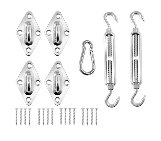 Tool 7pcs DIY Heavy Duty Sunshade Sail Hardware