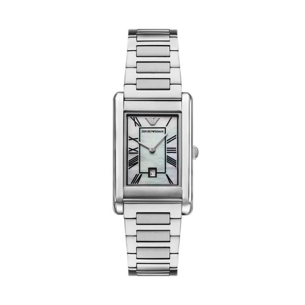 Emporio Armani Gino Silver Stainless steel Mens Watch-AR11664