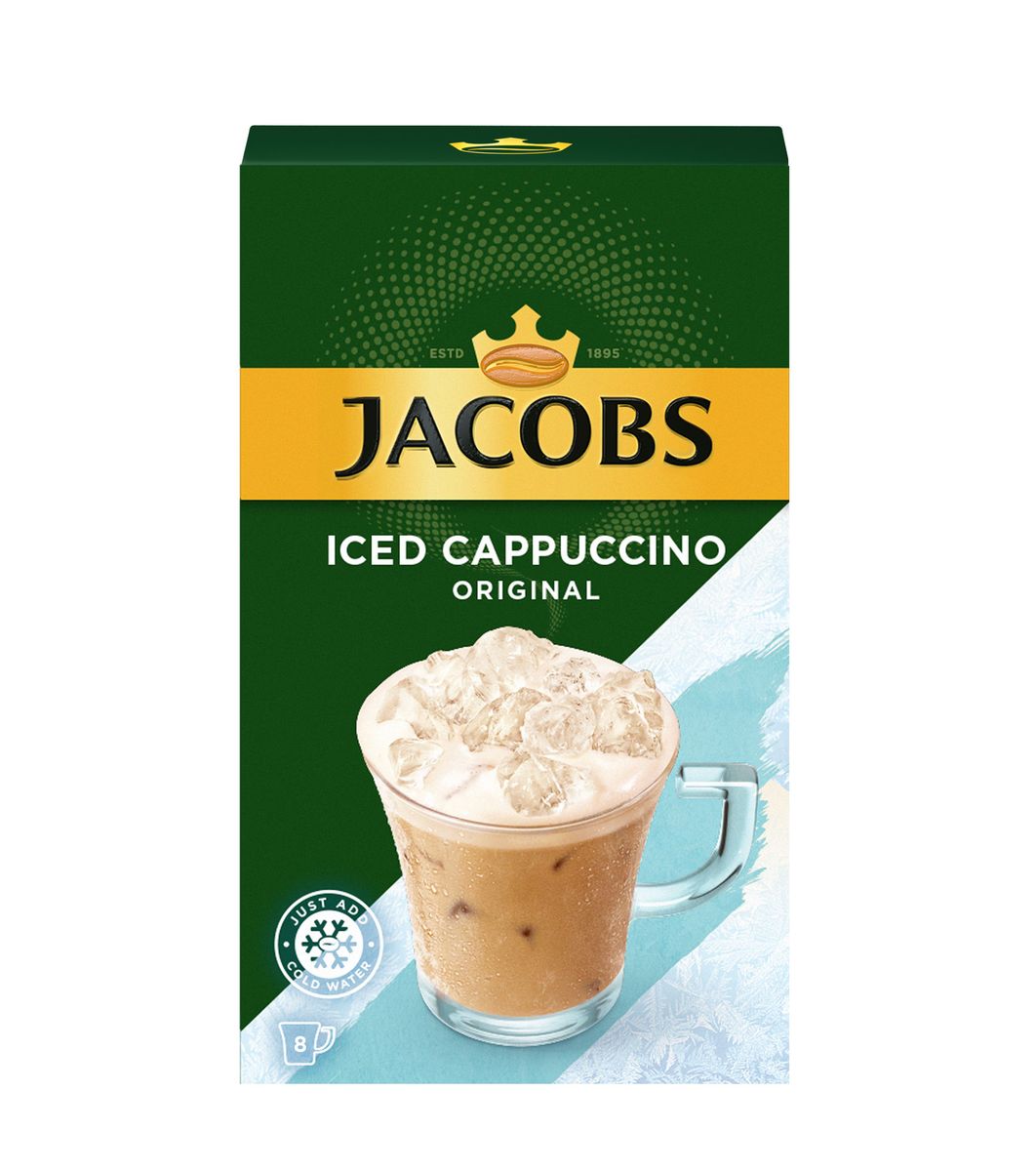 Jacobs Iced Cappuccino Original Instant Coffee Pack of 8 sticks Shop