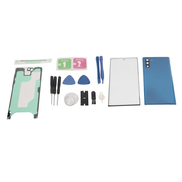 Note 10 Back Glass Blue Kit