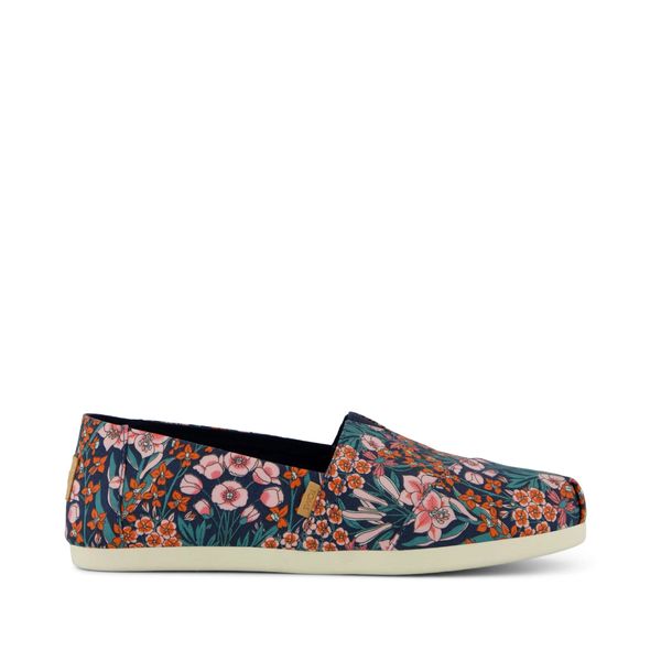 TOMS Alpargata Classic Dark Teal Mountain Primrose Print