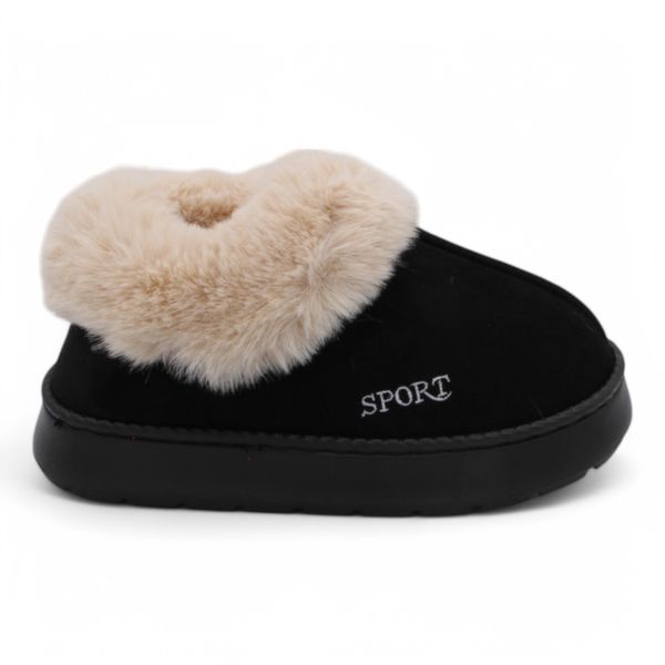 Women's Sporty Polar Ankle Boots with Faux Fur Lining M001