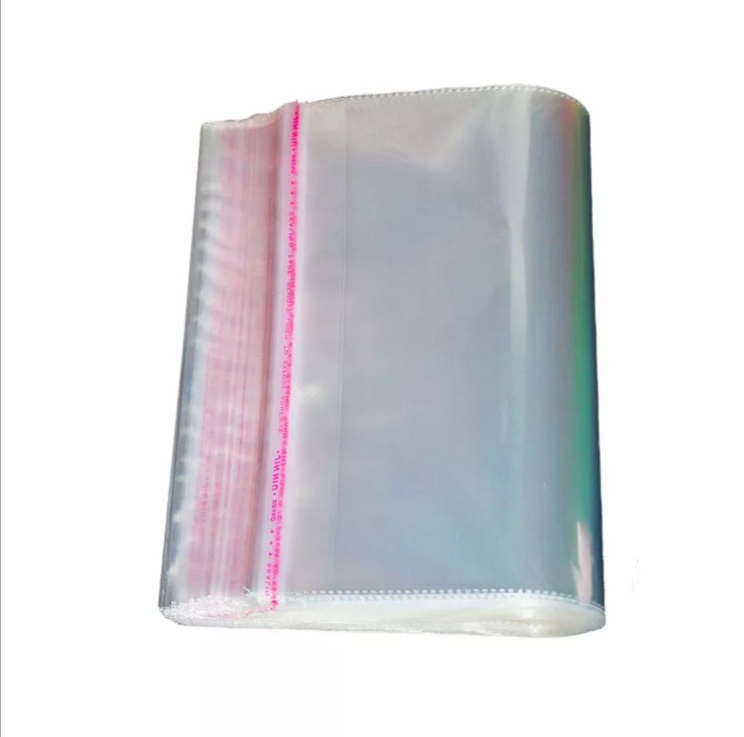 40cm x 45cm Clear Self Seal Cellophane Bags Resealable Plastic Poly ...