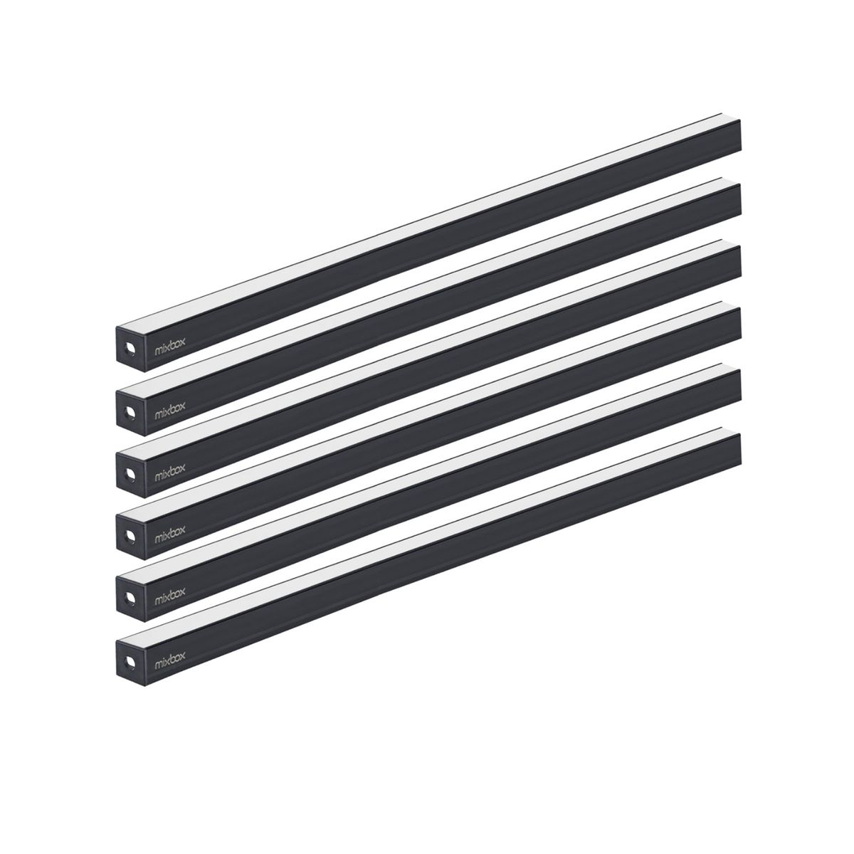 Mix Box 6 Pack 1.5m Aluminum LED Light Strip Cover