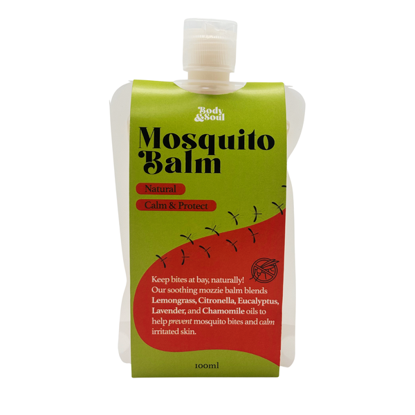 Natural Mosquito Repellent Balm with Lemongrass and Citronella Oils - 100ml