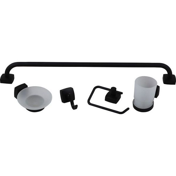 Gio Bella Black Reiti Bathroom Set 3905B
