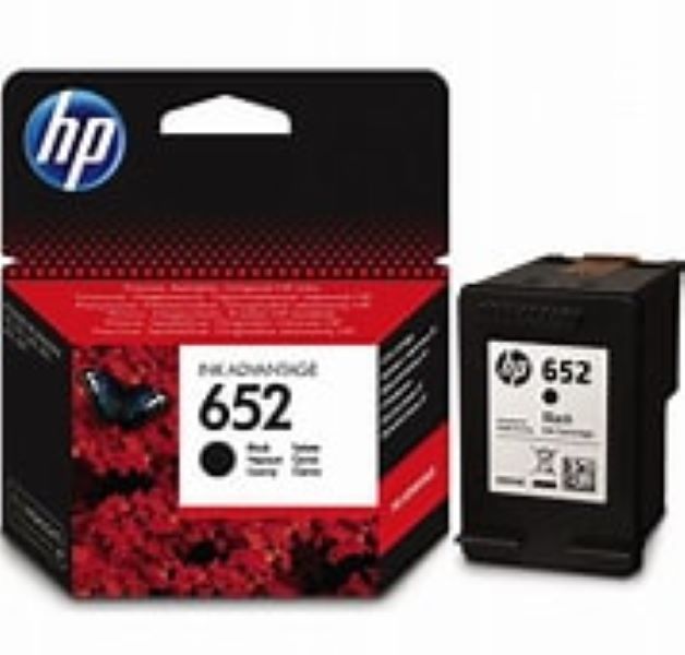 HP 652 Black Original Ink Advantage Cartridge