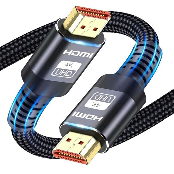 3M 4K HDMI Cable Male to Male 18Gbps Ultra High Speed Braided HDMI Lead
