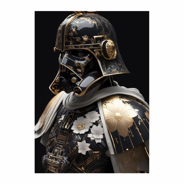 Darth Vader Flower Decoration Poster - A1