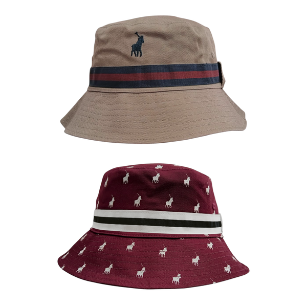 Polo Monogram Reversible Bucket Hat