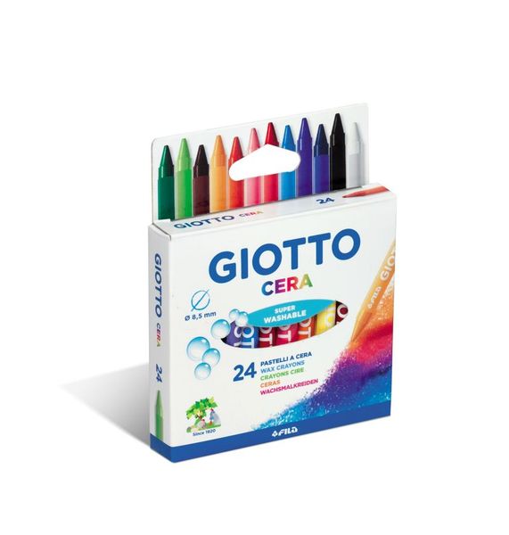 Giotto Cera 24 Wax Crayons
