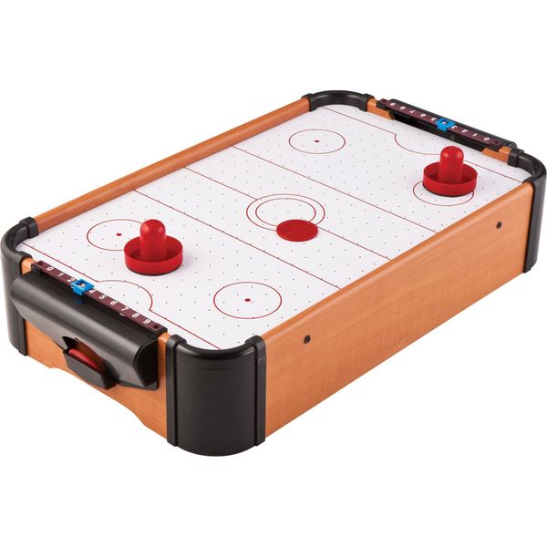 Mini Air Hockey Table Tabletop Game for Kids with 2 Strikers and 2 Pucks