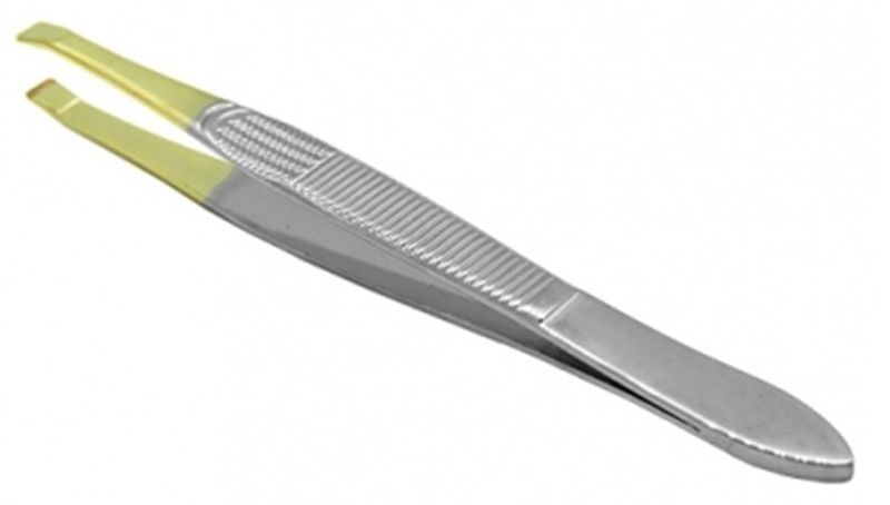 Salon Fresh Crab Tip Tweezer - Gold Tip