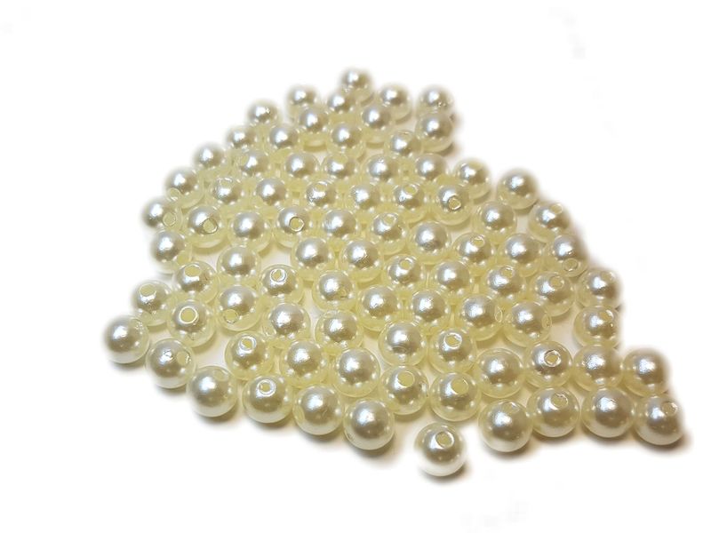 BEAD COOL - Plastic Pearl - 800pcs - Dia 6mm and 2mm hole