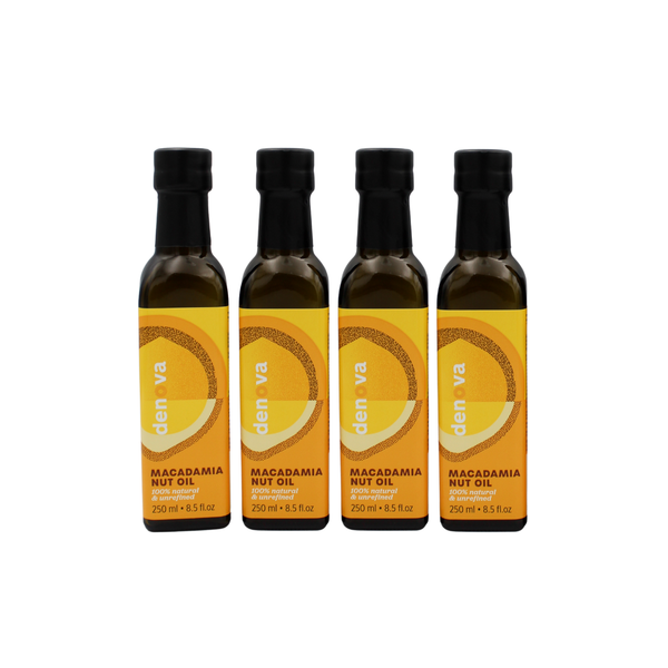 Denova Macadamia Nut Oil Foursome Gift Pack 250ml's - Original Flavour