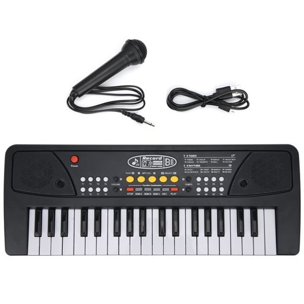 Children 32-Keys Electronic Keyboard Musical Piano Toys - Mini Microphone